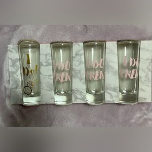 Wedding shot glasses